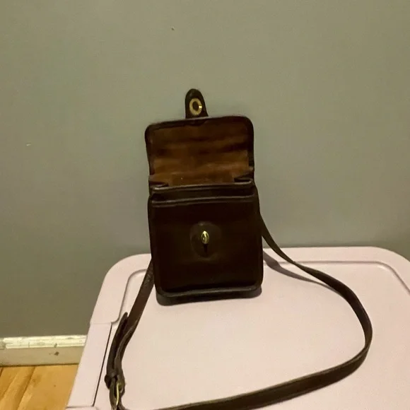 Coach Brown Leather Crossbody Bag - Picture 9 of 14